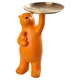 thumbnail image 1 of Estatua de oso de resina figrines escultura dulces joyería soporte de llaves organizador decoración para hogar centro de coleccionables naranja, 1 of 6