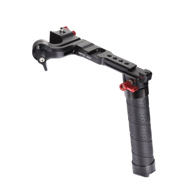 UURIG R083 Poignée Multifonction en Alliage d'Aluminium pour Stabilisateur DJI RSC2 avec Libération Rapide et Supports d'Accessoires