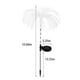 thumbnail image 3 of Teissuly Solar Garden Lights Solar Fiber Optic Lights Decorations 7 Color Changing Solar Lights for Garden Terrace Lawn Landscape Teissuly WER202310230559, 3 of 5
