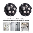 thumbnail image 4 of 12 Ruedas Giratorias De 360 ​​grados, Ruedas Deslizantes Para Electrodomésticos, Ruedas Giratorias Con Pastillas De Freno, 4 of 7