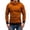 Orange, variant on Men's Hoodies Sweatshirts Fashion Casual Solid Slant Zipper Pullover Hoodies with Pockets Fall/Winter Warm Clothing for Sports Fitness, Lounge and Work