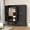 71"H-Square-Black with 1 drawer, variant on UNICOLY 71" Metal Armoire Wardrobe Closet with Drawer, Tall Clothing Storage Cabinet with Adjustable Shelves and Hanging Rod,White Wardrobe Closet