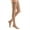 White, variant on mediven plus for Men & Women, 20-30 mmHg Thigh High w/Beaded Silicone Top Band Open Toe Compression Stockings, Beige, III-Petite