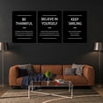 thumbnail image 2 of Motivational Reminder Wall Art Decor Positive Inspirational Affirmation Wall Prints Poster Black Office Wall Decor Encourage Hanging Picture Artwork Gift for Men Workplace 12"x16"x3, 2 of 4