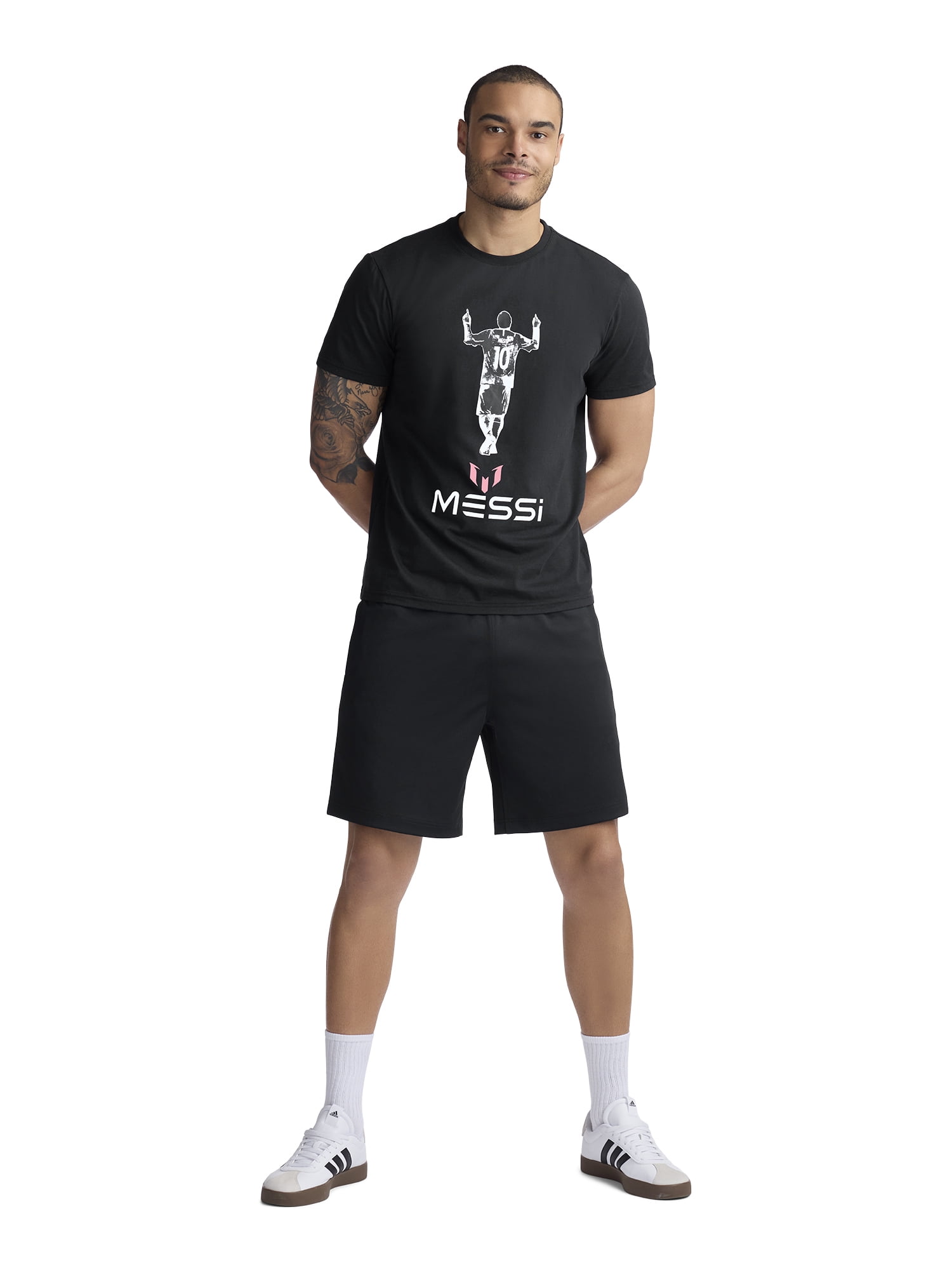 Messi Adult Unisex Short Sleeve Graphic T-Shirt, Sizes XS-3XL