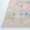 thumbnail image 5 of SAFAVIEH Sequoia Adelaide Abstract Machine Washable Area Rug, 6'7" x 6'7" Square, Blue/Gold, 5 of 13