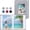 Grey, variant on 2 Pack Linen Cover Mini Photo Book, Small Photo Albums for 6x4 Photos , 26-Page Holds 52 Pictures, Artwork or Postcards Storage (Black)