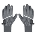thumbnail image 2 of Men Winter Gloves Mittens Fleece Lining Touchscreen Waterproof Windproof, 2 of 10