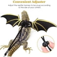 thumbnail image 5 of Adjustable Bearded Dragon Harness and Leash, 3 Size Adjustable Lizard Leash with Bat Wings, 3 Size Leather Reptile Leash Outdoor Harness Leash, (S/M/L 3 Pack), 5 of 8