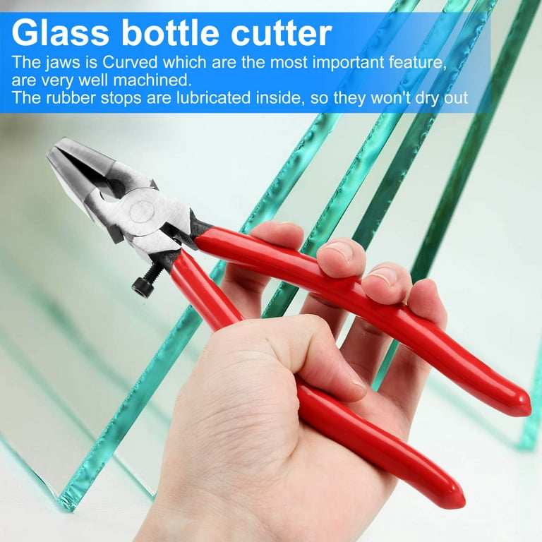 Winyuyby Handle Breaking Cutting Glass Pliers Stained Glass Tools