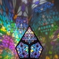 thumbnail image 3 of Bohemian LED Projection Light Bedside Night Lamp for Bedroom Hallway Living Room Decor, Geometric Three Dimensional Effect, Perfect Decoration, 3 of 8