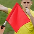 thumbnail image 4 of ZOUSSIQI 2pcs Volleyball Flags Line Judge Lightweight Red Referee Signal Flags for Volleyball Soccer Track and Field CA919-56033, 4 of 9