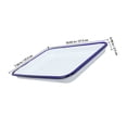 thumbnail image 2 of SWETRACE Rectangular De Porcelana Esmalte Para Servir Aperitivos Y Pan Con Duradero, 2 of 8