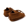 thumbnail image 2 of Infant Baby Girls and Boys Premium Soft Sole Moccasins Tassels Prewalker Anti-Slip Toddler Shoes, 2 of 12