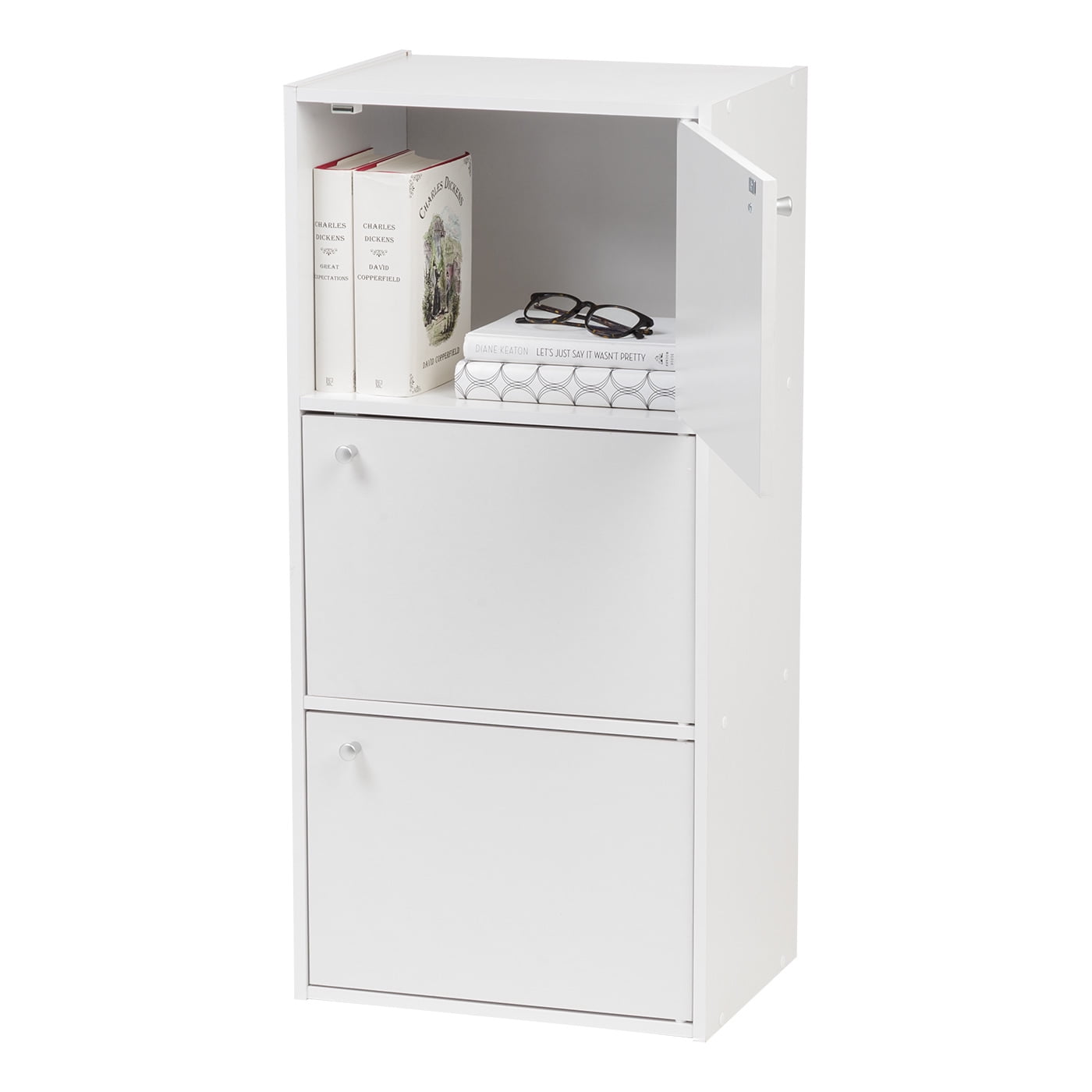 Iris Usa 3 Tier Bookcase Storage Shelf, Utility Storage Shelves Iris