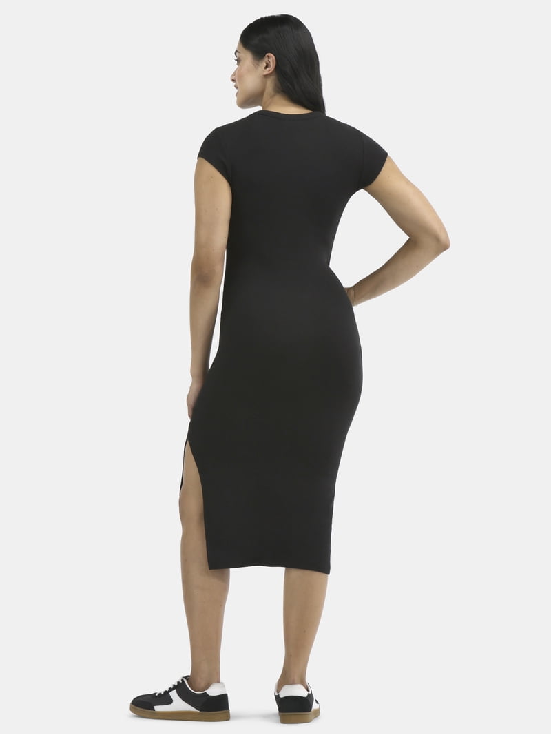 black no sleeve dress 2713 / Willy This elegant dress is designed to keep you looking professional and stylish Noir Mini Dress Black /
