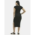 thumbnail image 2 of No Boundaries Crewneck Midi Dress, Women's, 2 of 4
