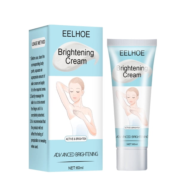 Crema iluminadora íntima para mujer, con ácido kójico, vitamina E y aceite de aguacate, sin color negro, 60 ml/2 oz