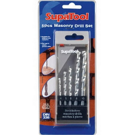 

SupaTool Masonry Drill Bits Set (5 Piece)