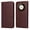 Brown, variant on Wallet Phone Case for Honor X50 with Card Holder and Stand Function Red