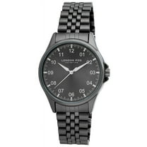 London Fog Dundee 40mm Reader Black Bracelet Watch