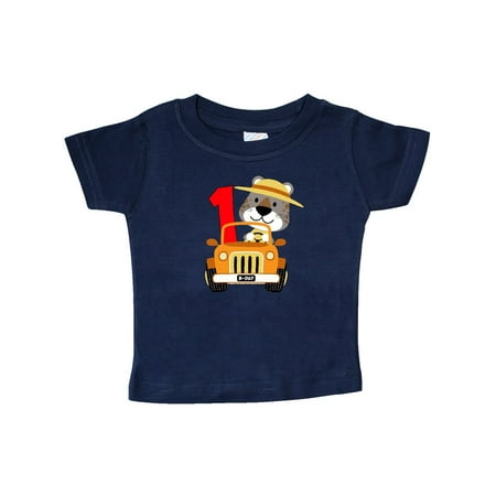 

Inktastic Safari 1st Birthday Gift Baby Boy or Baby Girl T-Shirt