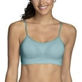 thumbnail image 3 of Women's Lily Of France 2171941 Seamless Comfort Bralette - 2 Pack (BeachsideAqua/GhstNavy S/M), 3 of 6