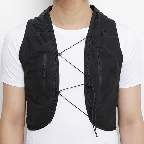 Chaleco de Hidratación para Hombres Y Mujeres, Múltiples Bolsillos, Paquete de Hidratación, Chaleco de Agua para Bicicleta, Bolsa para Correr, Senderi M