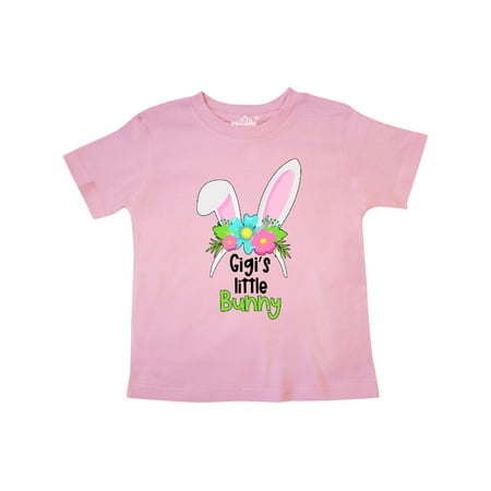

Inktastic Gigi s Little Bunny Cute Easter Bunny Ears Gift Toddler Boy or Toddler Girl T-Shirt