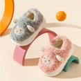 thumbnail image 6 of XIMIN Kids Slippers Girls Boys Slip On Cozy Plush House Cute Cartoon Sheep Fuzzy Shoes with Thick Sole Memory Foam Non-Slip Winter Warm Footwear, 6 of 7