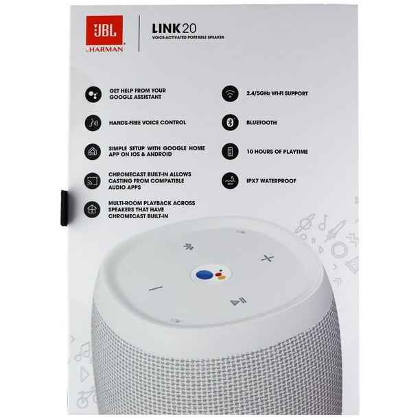 JBL LINK 20 - Smart speaker - for portable use - Bluetooth, Wi-Fi