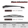 thumbnail image 2 of shiyou-76720STXA01 Rear Wiper Arm Blade Set - For Acura MDX 2007-2016, 2 of 4
