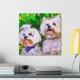 thumbnail image 3 of Maltese In Impressionism - Canvas, 3 of 10