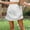 White, variant on Womens Summer Mini A-Line A-Line Flare Skirts Skinny Polka Dot Wrap Boho Plus Size Zipper Black Skirt 5XL