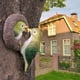 thumbnail image 1 of Árbol de Resina de Búho para Colgar En El Jardín, Decoración de Pared para Exteriores, 1 of 7