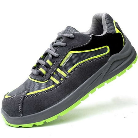 

Tanleewa Steel Toe Work Shoes for Men Safety Anti-Smashing Shoe Size Men9/Women11