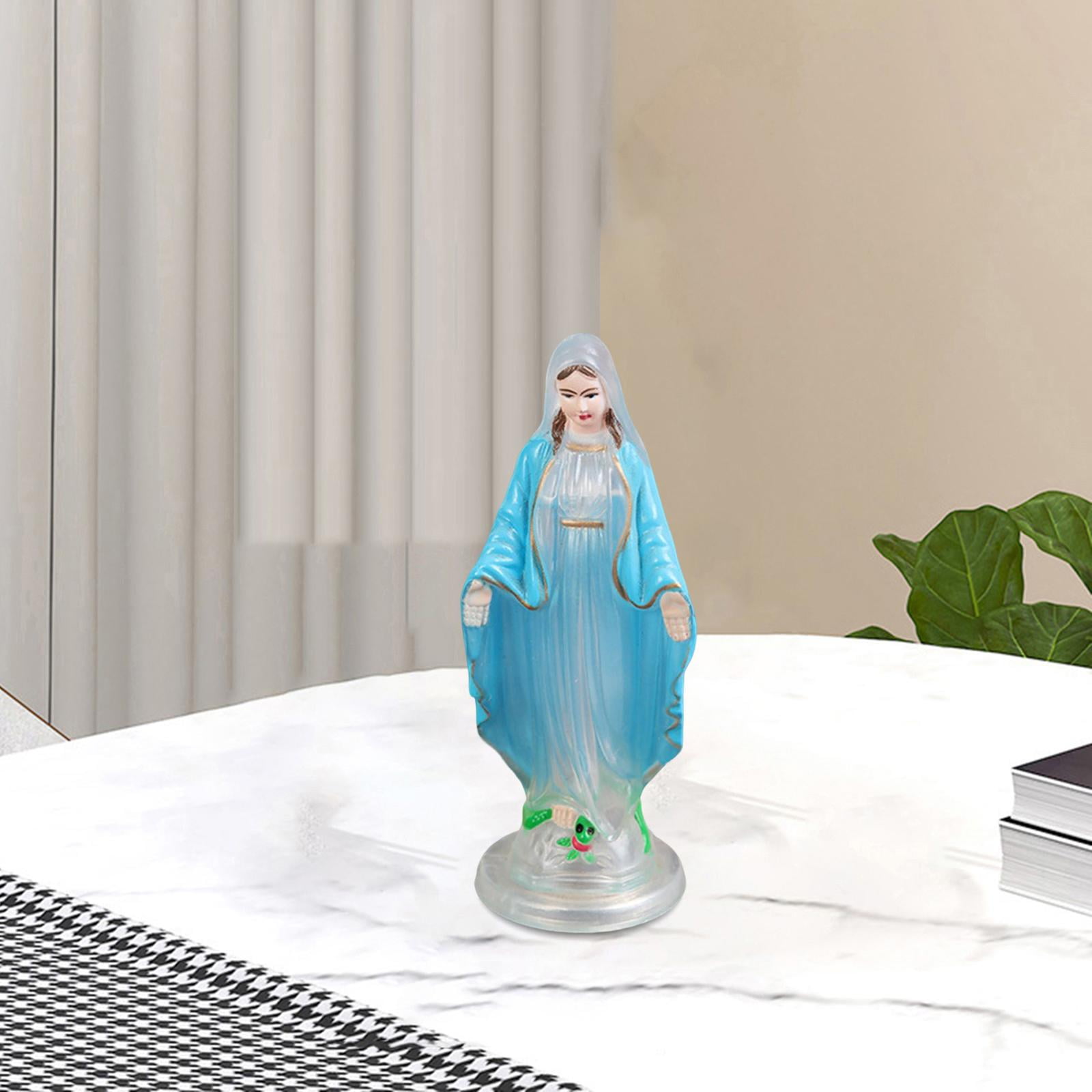 Nordic Blessed Virgin Mary Figurine Standing Statue Collectable Holy