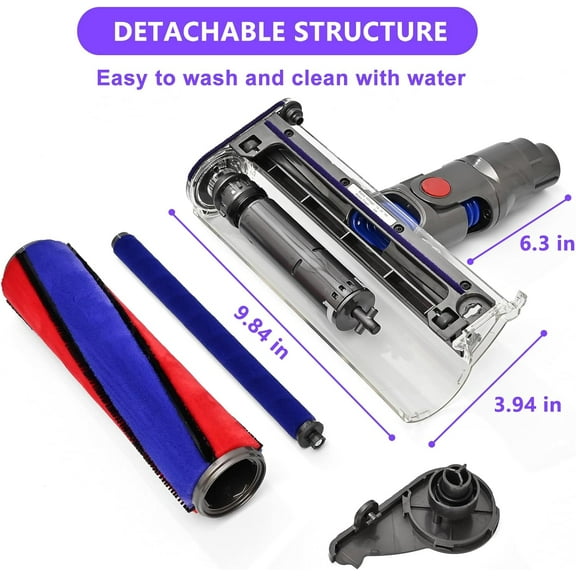 V8 Replacement Vacuum Head for V7, V8, V10, V11, V15, SV10, Cordless Vacuum Cleaners