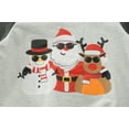 thumbnail image 5 of POPTEM Toddler Boys Christmas Sweatshirt Long Sleeve Snowman Printed Cotton Tops Gray 5T, 5 of 7