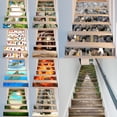 thumbnail image 4 of Etiqueta engomada de la escalera del elevador de la escalera de la entrada 3D extraíble Mural de la foto DIY calcomanía Piedras Sunnimix Etiqueta engomada de la escalera 3D, 4 of 8