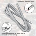 thumbnail image 3 of Flexible Exhaust Pipe 300 cm, Compatible with Car, Stainless Steel Clamps Included, 3 of 5