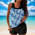 thumbnail image 2 of Horkkom Swim Suits for Women 2026 Two Piece Camisole Topss with Pad Swim Shorts Bathing Suit Summer Beach Tankini Swimsuits XL, 2 of 7