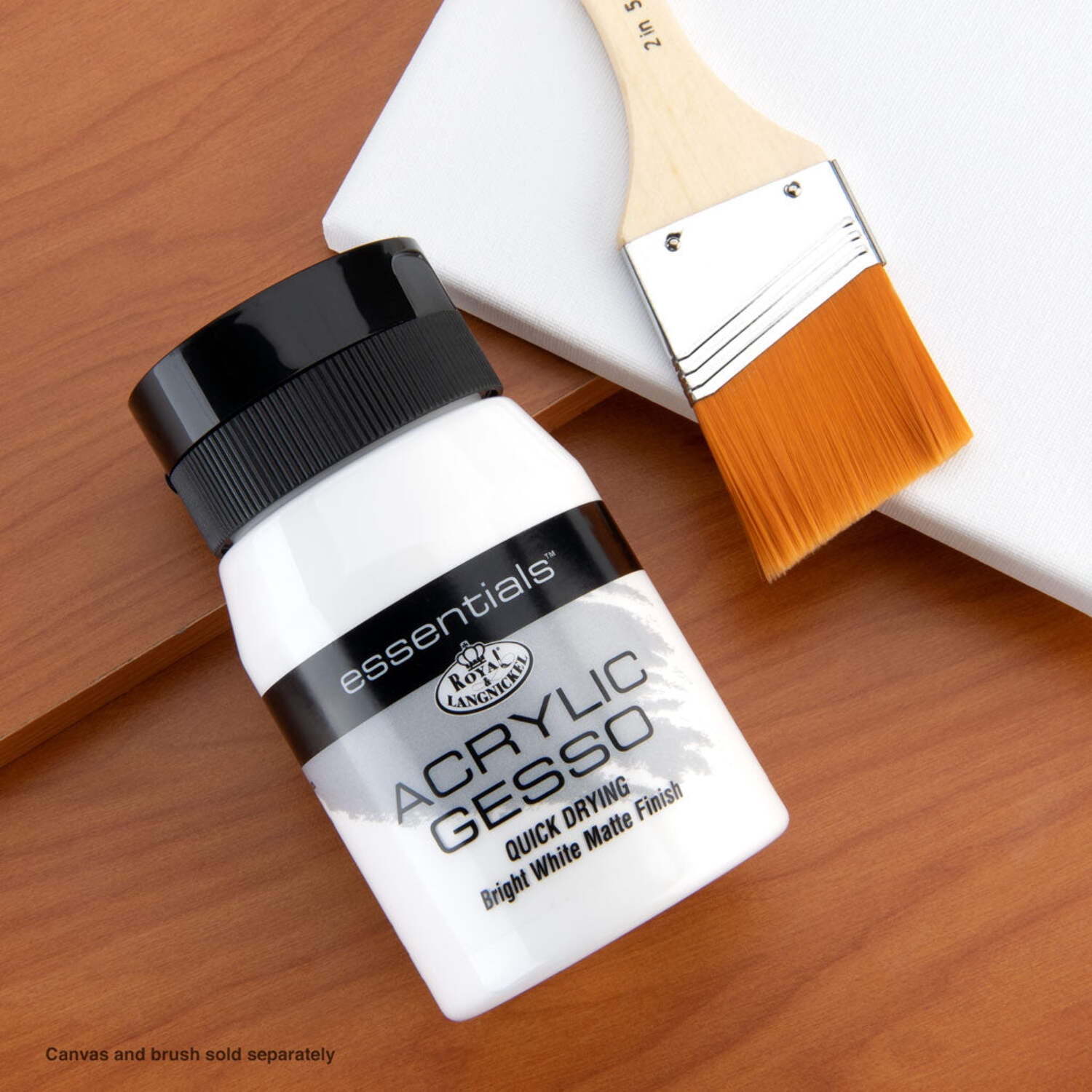 (2 pack) Royal & Langnickel Essentials 500ml Gesso Acrylic Paint Medium