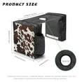 thumbnail image 7 of Uorisanigo ATV Tank Bag Waterproof ATV Saddle Bag Pouch Oil Bags Brown Cow Print Motorcycle Saddlebags Accessories Storage Pack for Polaris Sportsman Grizzly Bicycle ATVs, 7 of 7