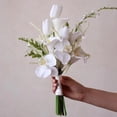 thumbnail image 6 of Wedding Bride Bouquet Artificial Calla Flowers Holding Flowers Bouquet Fake Lilies Flower Bouquets Romantic Bouquets for Home Party, 6 of 7
