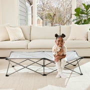 Regalo Extra Long My Cot Portable Toddler Bed, Folding Travel Cot for Kids, Gray