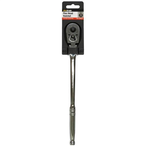 Pro-Grade 3/8" Oval Head Ratchet – 72-Tooth, 5° Arc, Quick Release, Chrome Vanadium, 13012