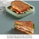 thumbnail image 2 of 1 sándwich, tostada, lonchera, lonchera portátil de silicona para llevar, 2 of 3