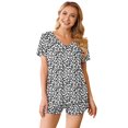 thumbnail image 7 of Anygrew Summer Pajama Sets For Womens Shorts Soft Pj Set 2 Piece Sleepwear With Pockets, 7 of 7