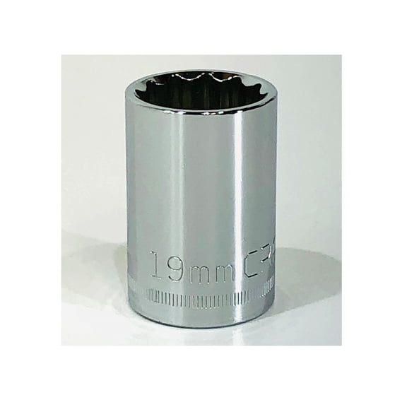 Craftsman 19mm 1/2" Drive Metric 12 Point Socket - 44238 (Bulk Packaged)